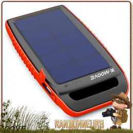 Batterie externe solaire X-Moove Solargo Pocket PowerBank 15000 mAh -  Batterie externe - Achat & prix